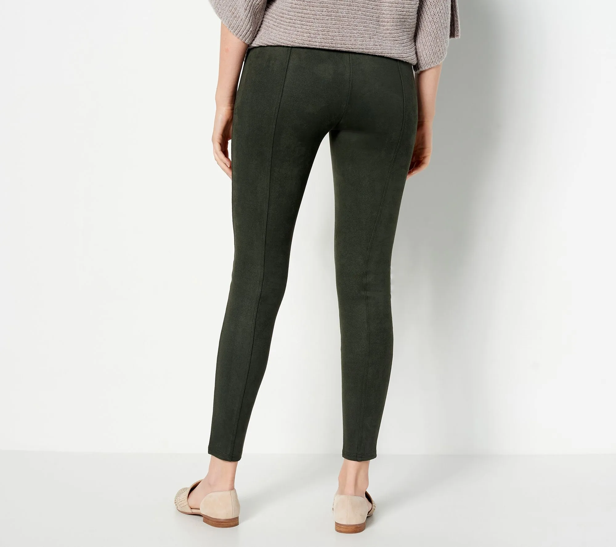 "As Is" Spanx Faux Suede Leggings