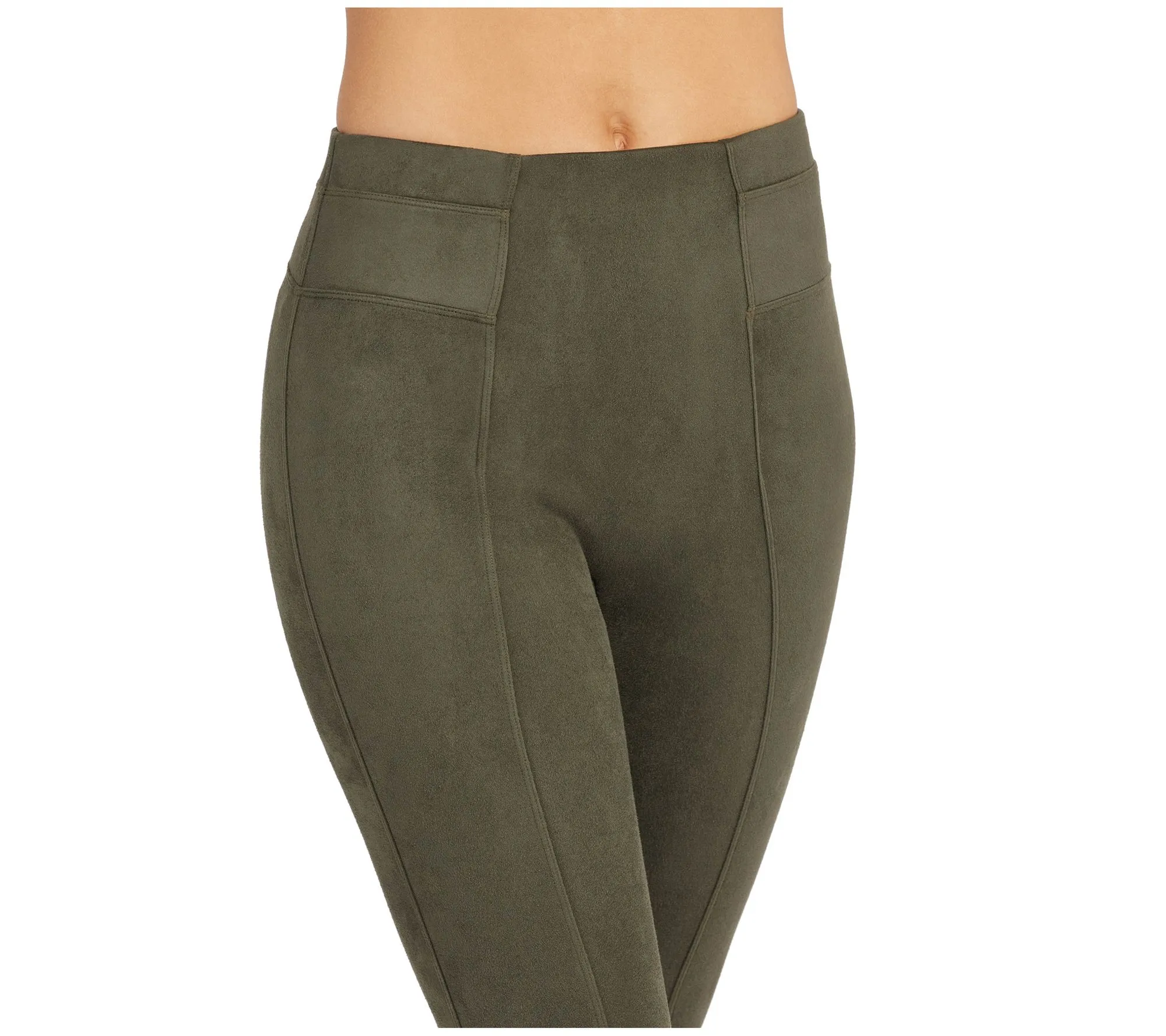 "As Is" Spanx Faux Suede Leggings