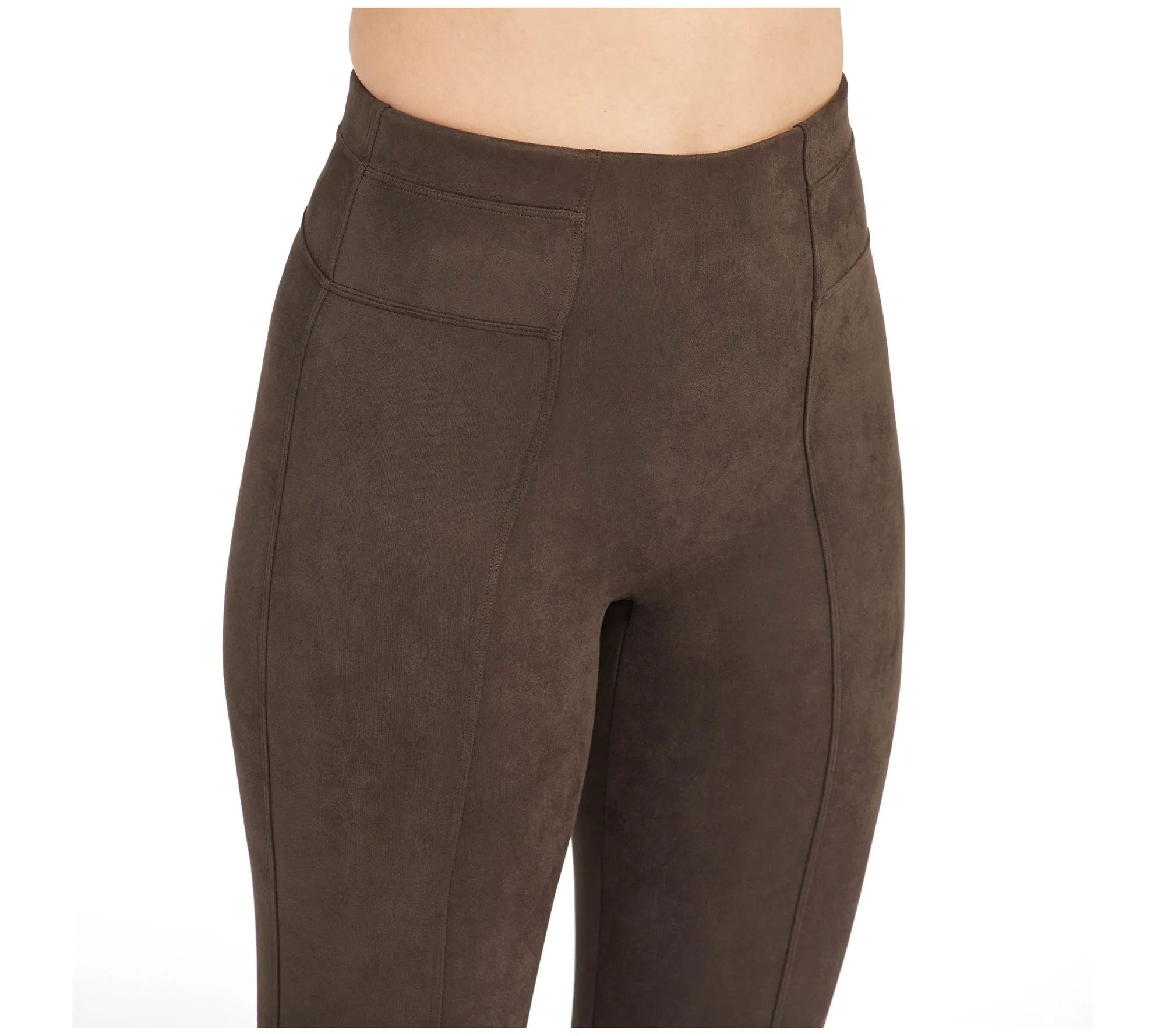 "As Is" Spanx Faux Suede Leggings