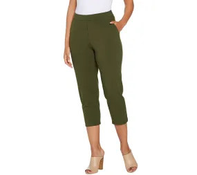 "As Is" Susan Graver Weekend Premium Stretch Pull-On Capri Leggings