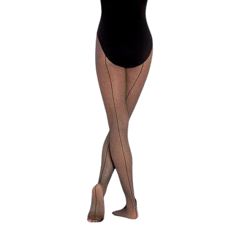 Adult TotalStretch Seamed Fishnet Tights