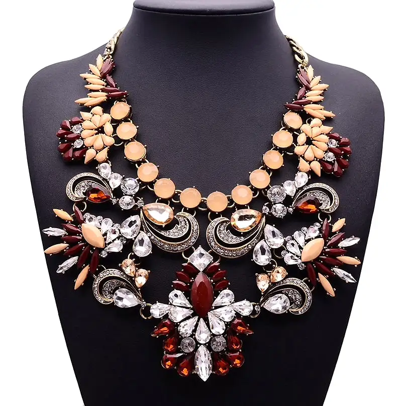 Allure Necklace Iliana Burgundy