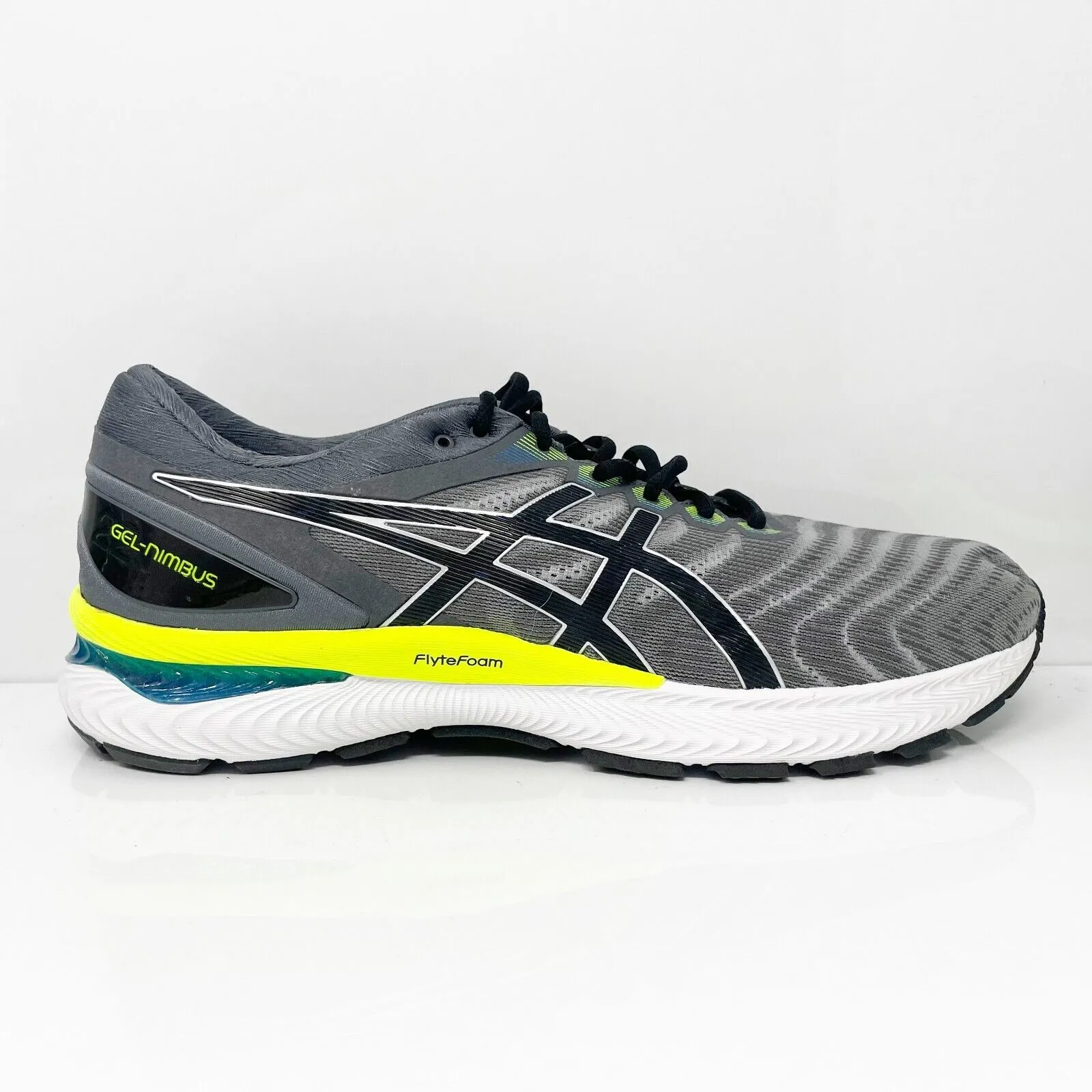 Asics Mens Gel Nimbus 22 1011A680 Gray Running Shoes Sneakers Size 11.5