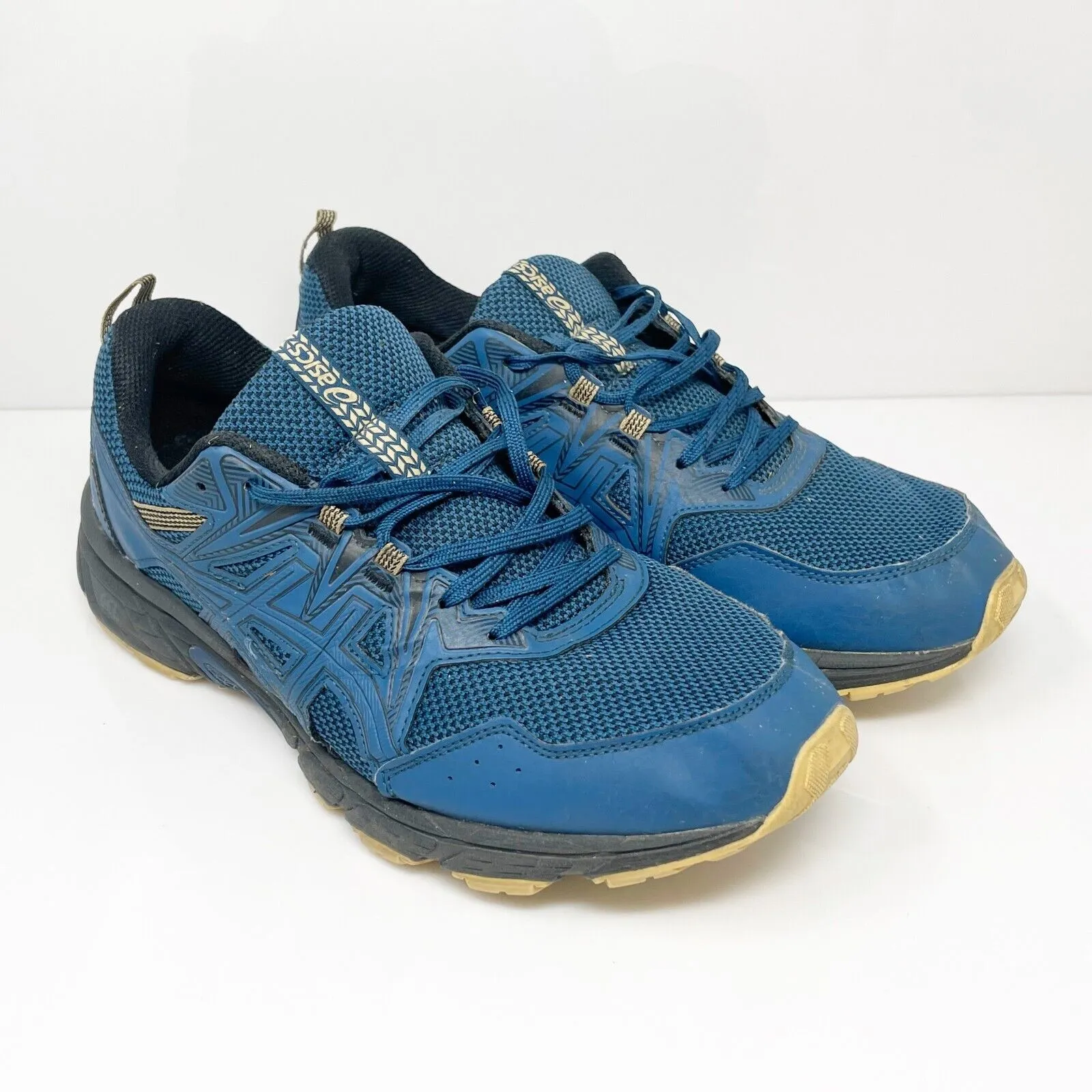 Asics Mens Gel Venture 8 1011A826 Blue Running Shoes Sneakers Size 11 W