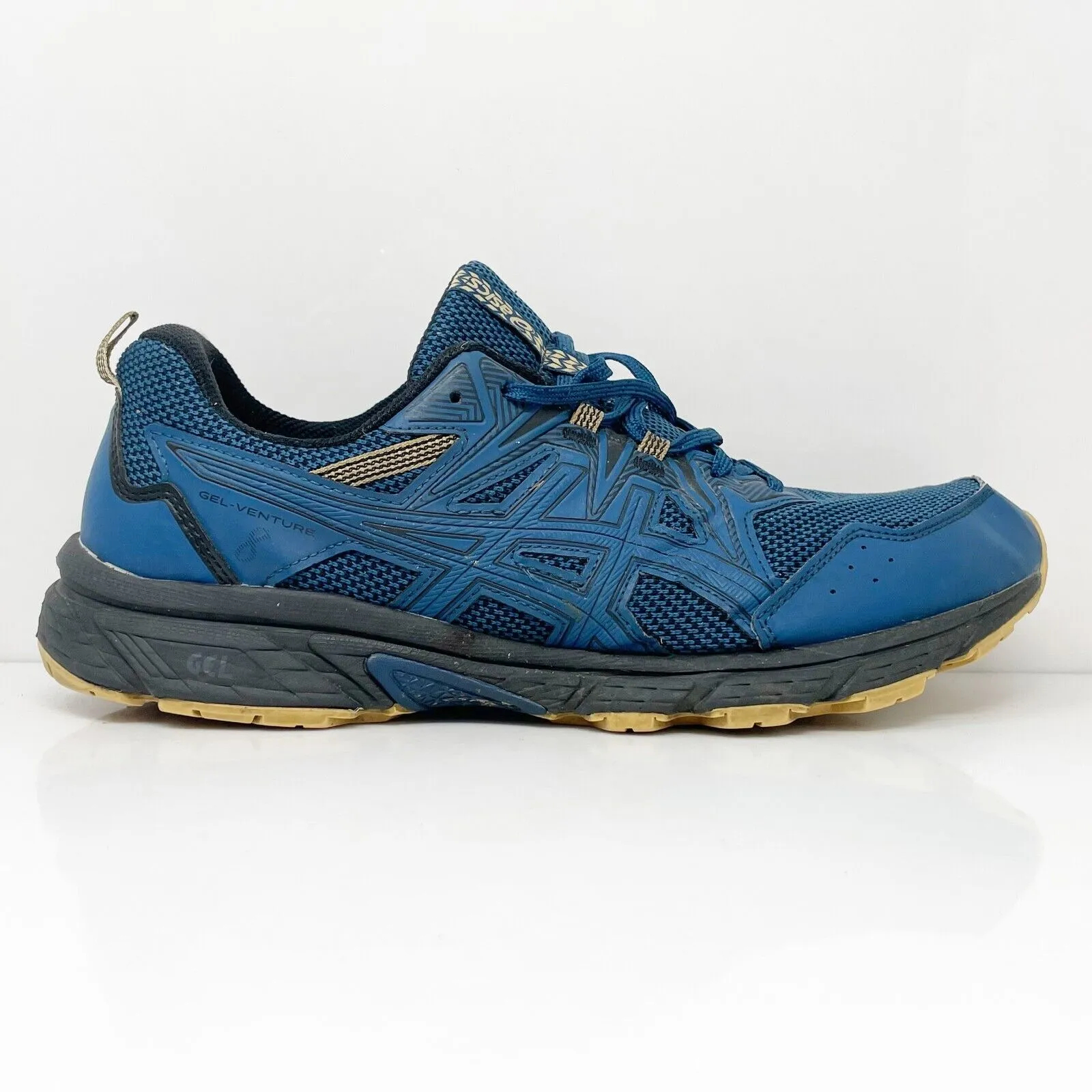 Asics Mens Gel Venture 8 1011A826 Blue Running Shoes Sneakers Size 11 W