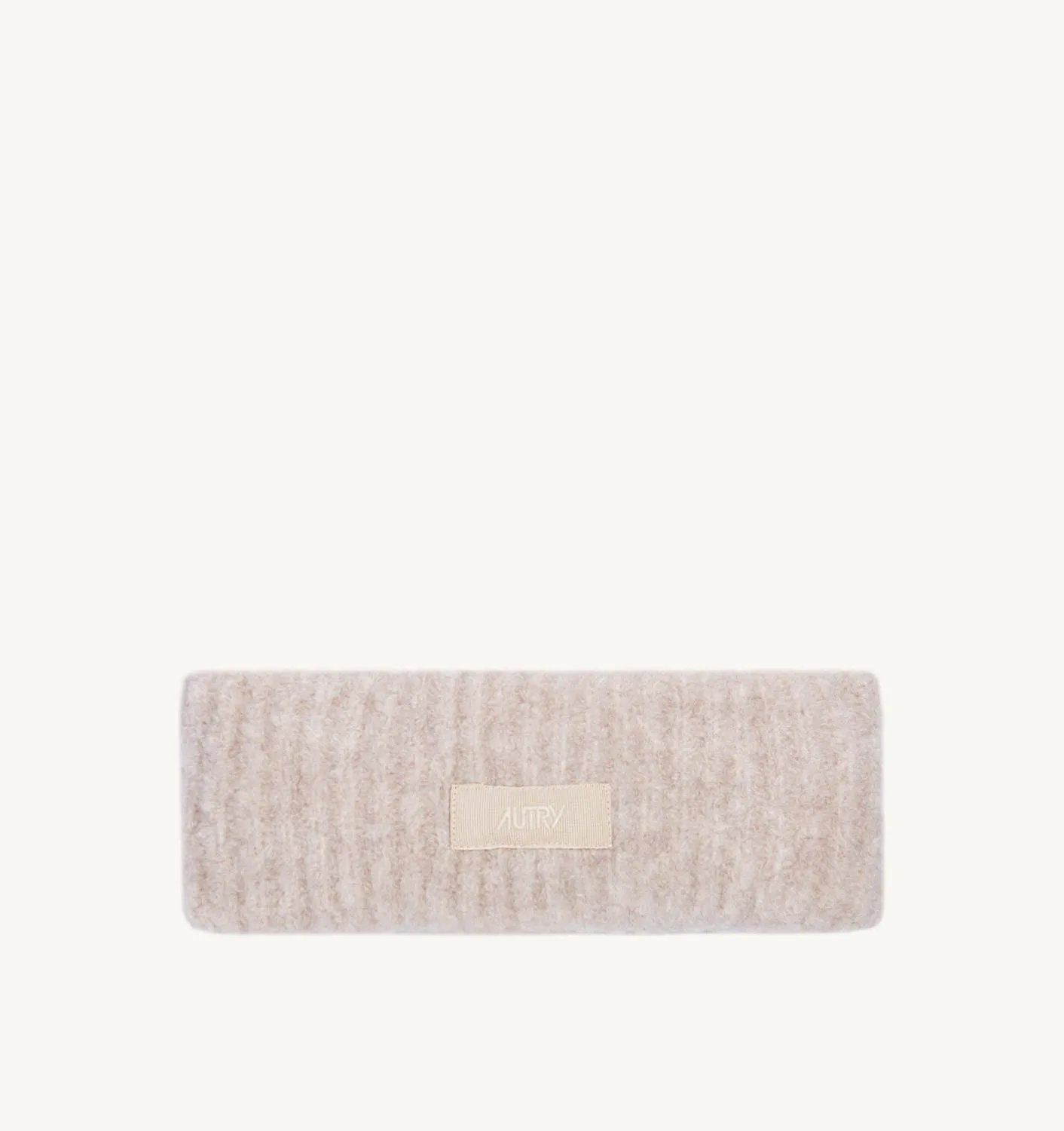 AUTRY APPAREL WOMANHEADBAND IN WHITE WOOL