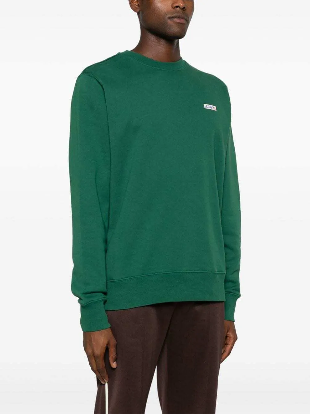 Autry logo-patch sweatshirt - Green