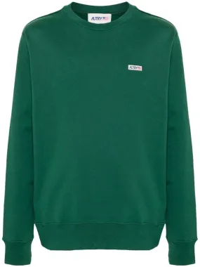 Autry logo-patch sweatshirt - Green