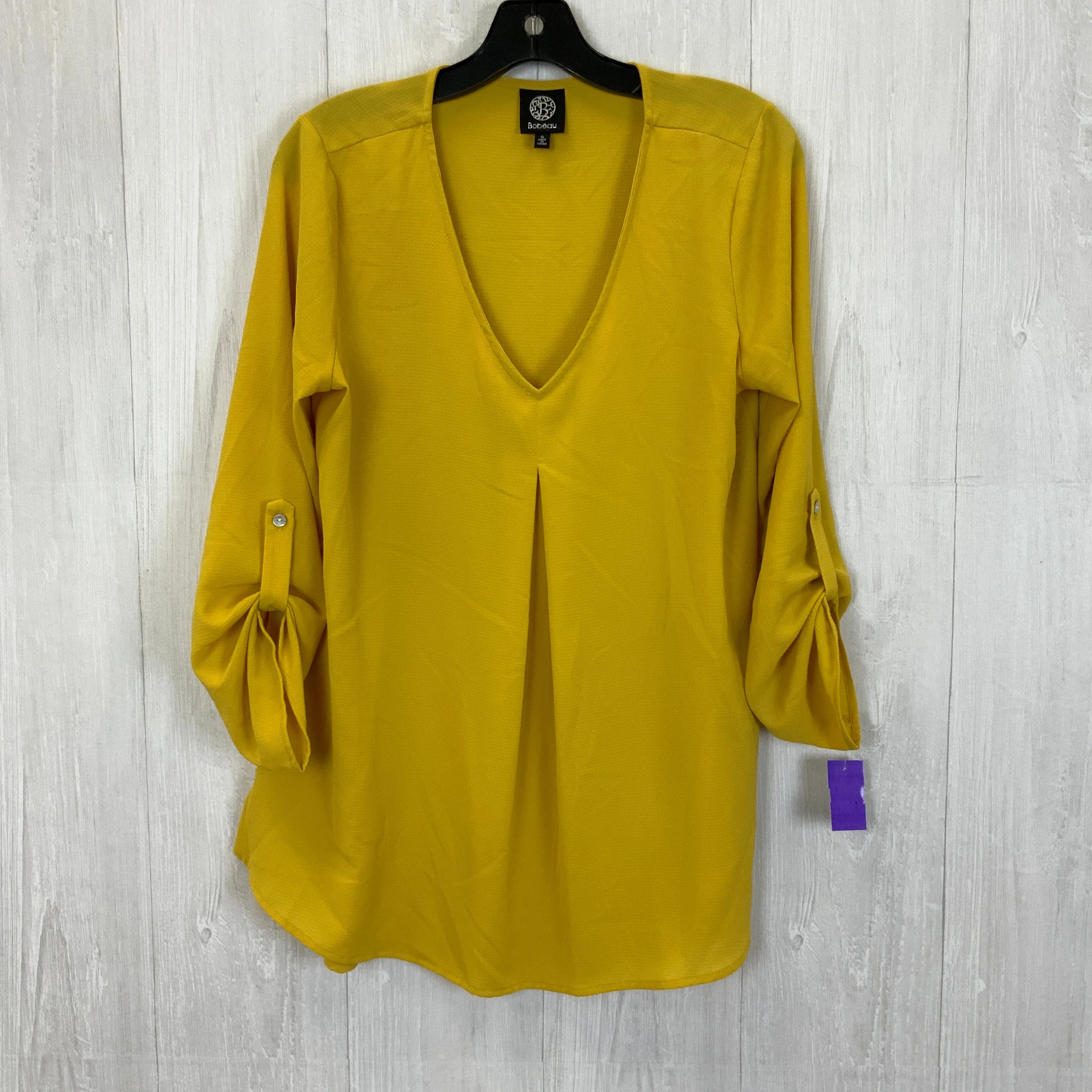 Blouse 3/4 Sleeve By Bobeau  Size: S