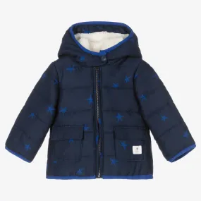 Boys Blue Padded Stars Coat