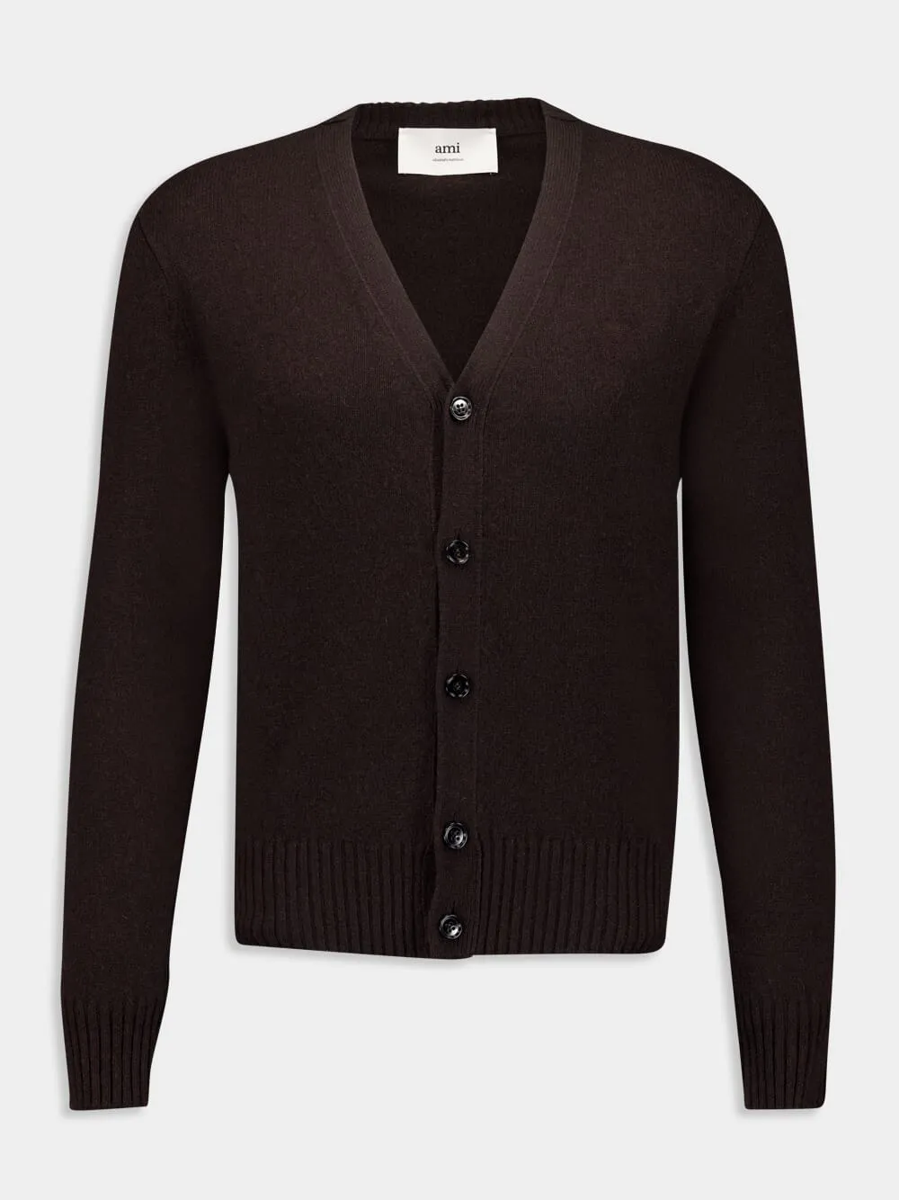 Brown Classic Tonal Cardigan