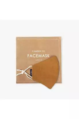 Camden Co - Face Mask - Linen - Terracotta