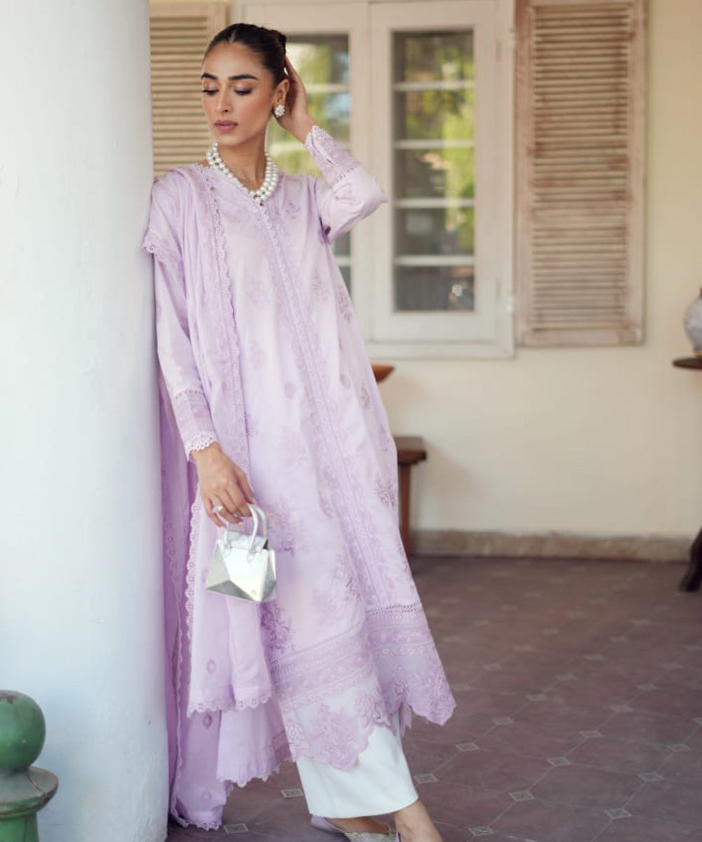 Chikankari Embroidered Dupatta