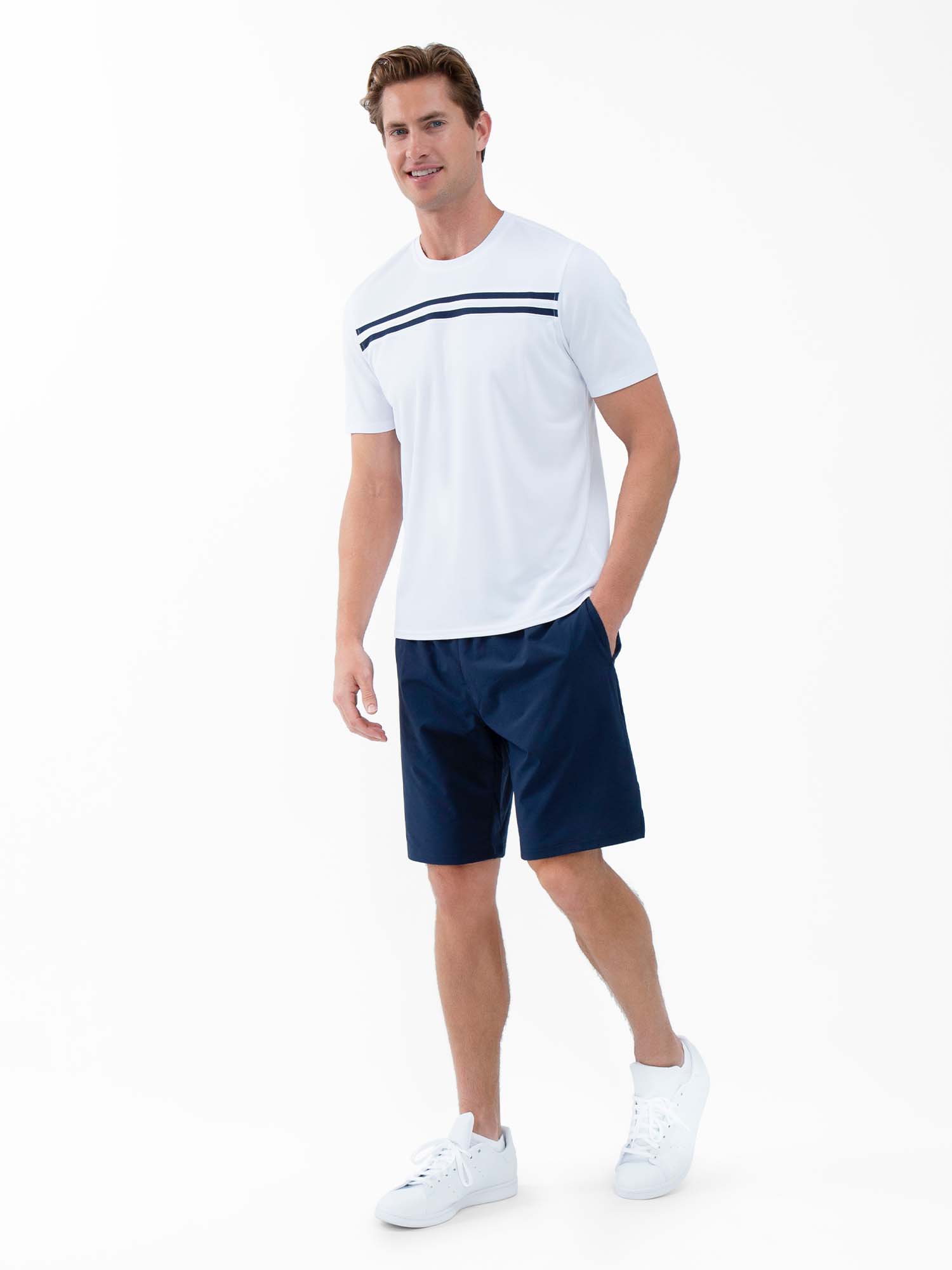 Classic Performance Men's Tennis Short - Midnight