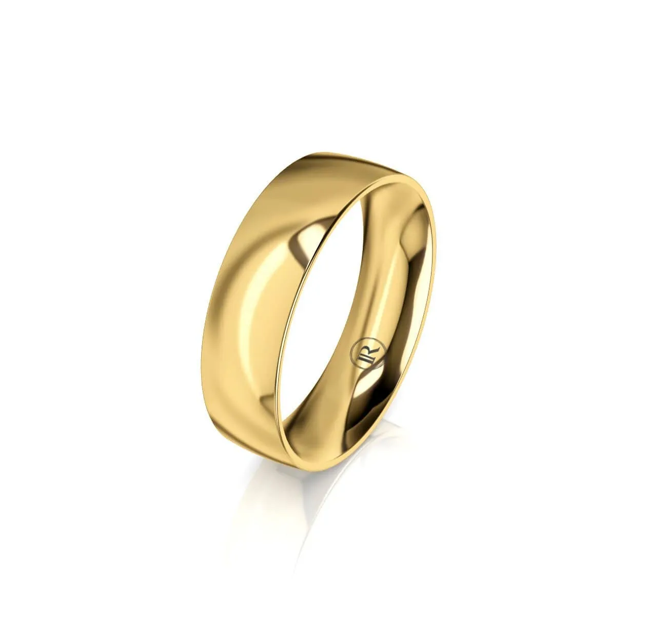 Classic Yellow Gold Men's Ring AC