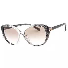 Coach 0HC8348U Sunglasses Grey Gradient/Grey Pink Gradient Women's