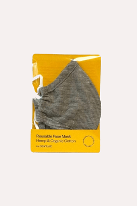 CONTAIN STUDIO - LIGHTWEIGHT REUSABLE FACE MASK - SMALL GREY STRIPE