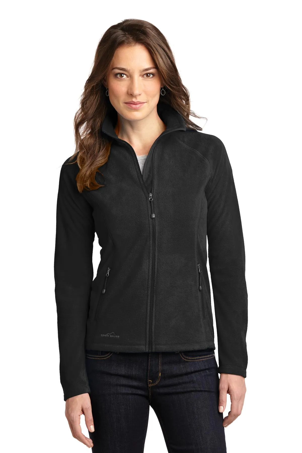 Custom Embroidered - Eddie Bauer Ladies Full-Zip Microfleece Jacket. EB225