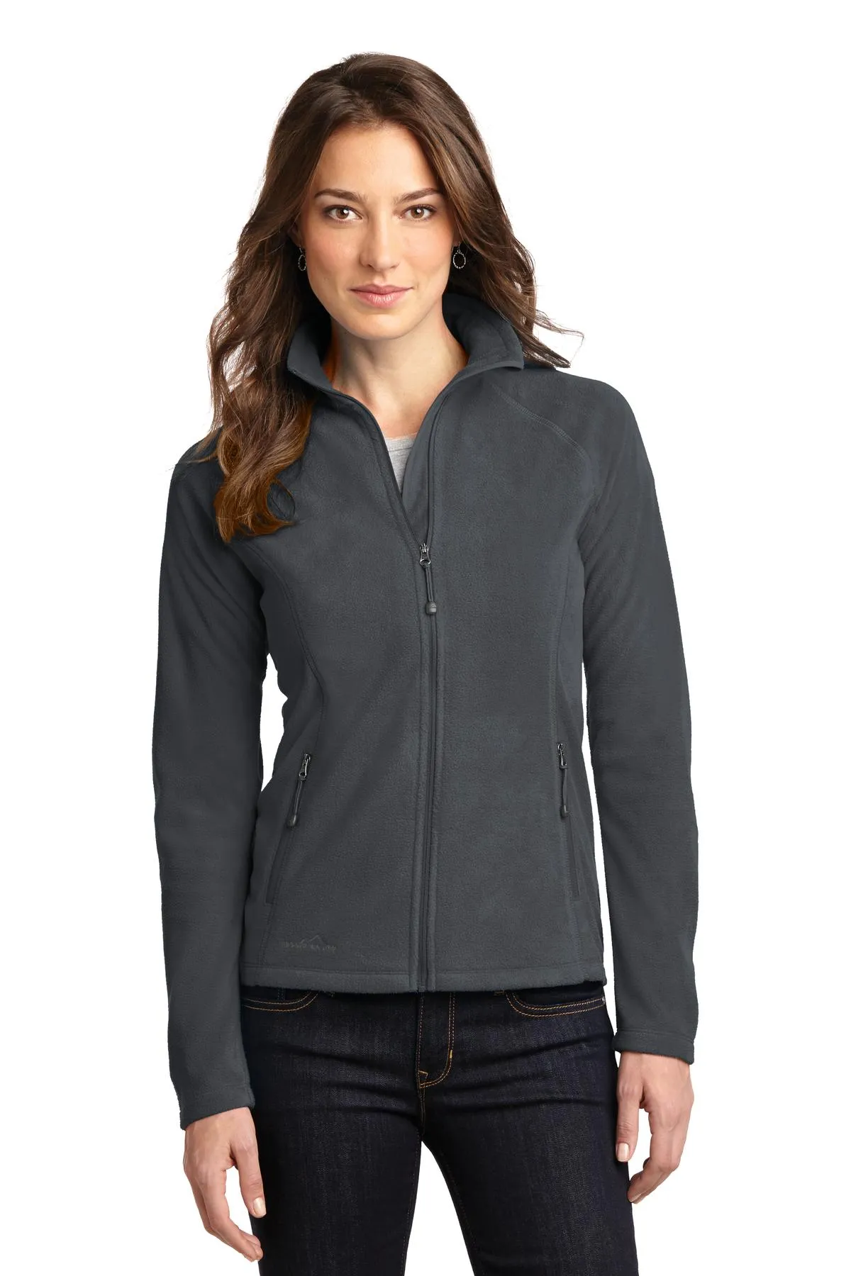 Custom Embroidered - Eddie Bauer Ladies Full-Zip Microfleece Jacket. EB225