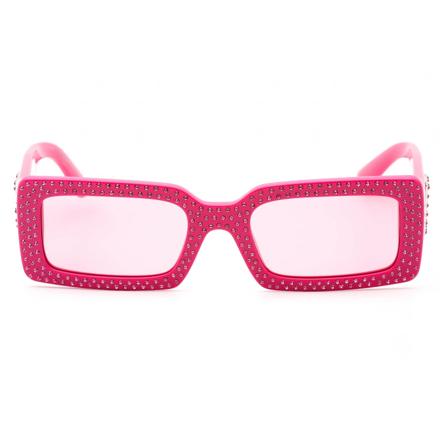 Dolce & Gabbana 0DG4447B Sunglasses Fuchsia Pink Gems / Rose Pink Women's