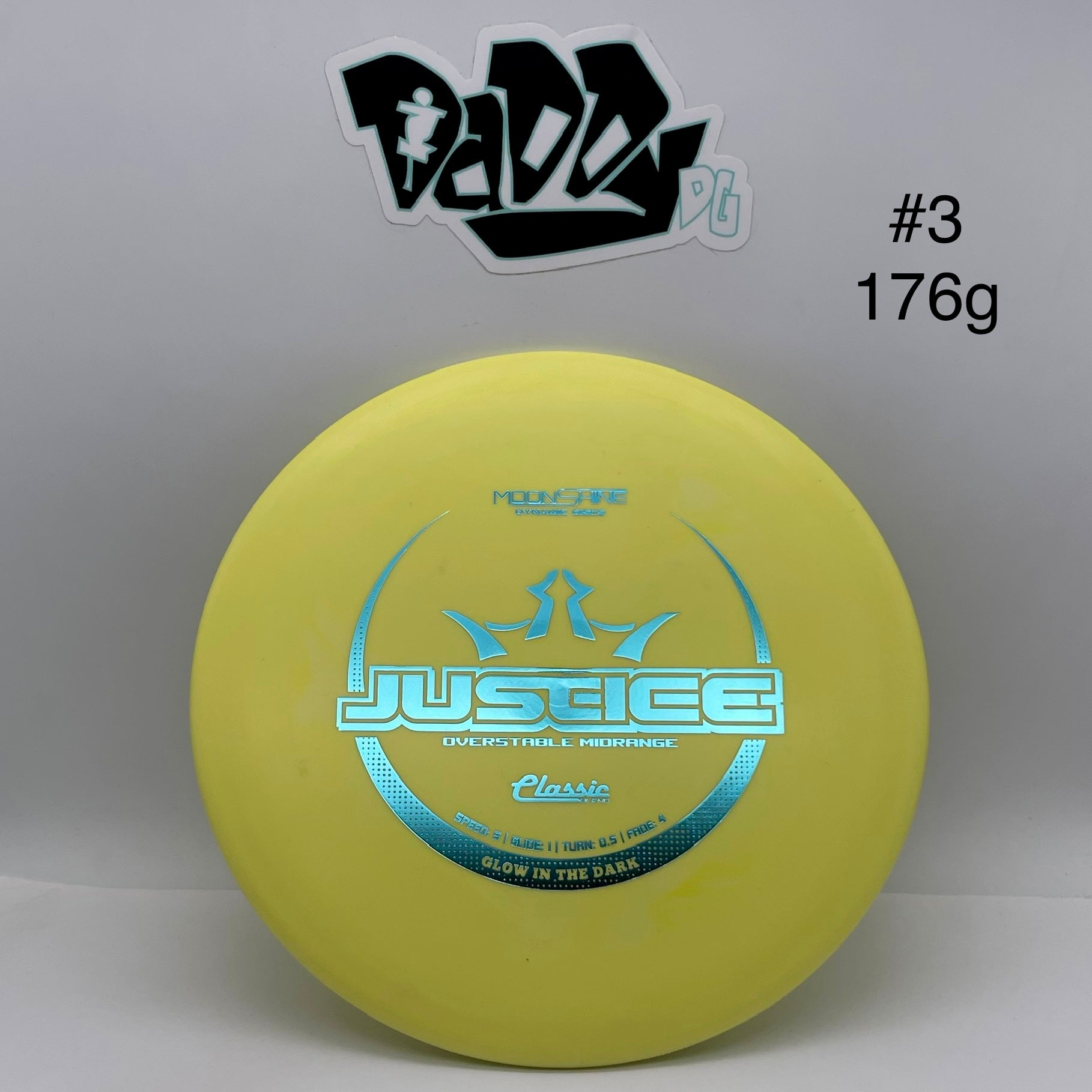 Dynamic Discs Classic Blend Moonshine Justice Midrange