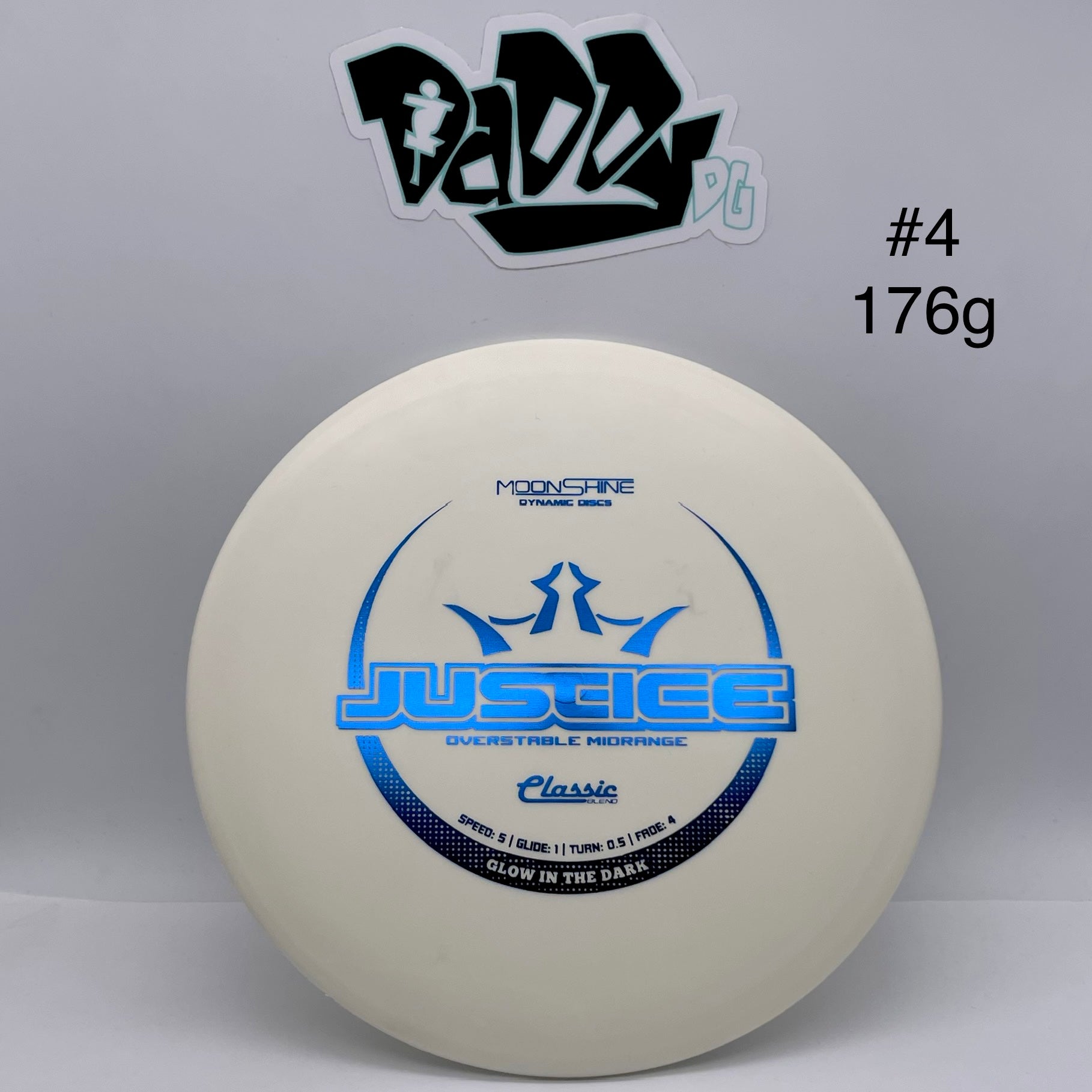 Dynamic Discs Classic Blend Moonshine Justice Midrange