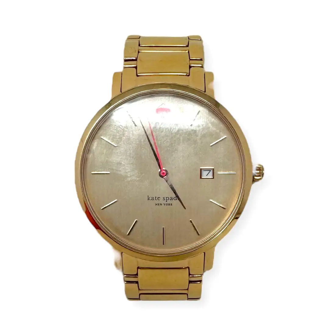 Gramercy Grand Bracelet Watch - Rose Gold Plate Designer By Kate Spade