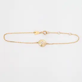 Groovy Single Diamond Disc Bracelet