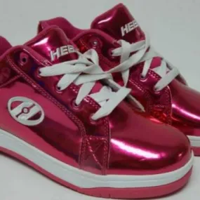 Heelys split size us 8 m eu 39 women's skate wheeled shoe metallic pink he100057