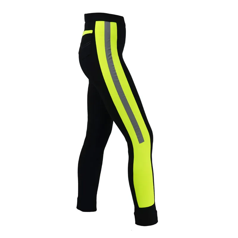 Hy Equestrian Reflective Ladies Jodhpurs in Yellow - WEB EXCLUSIVE