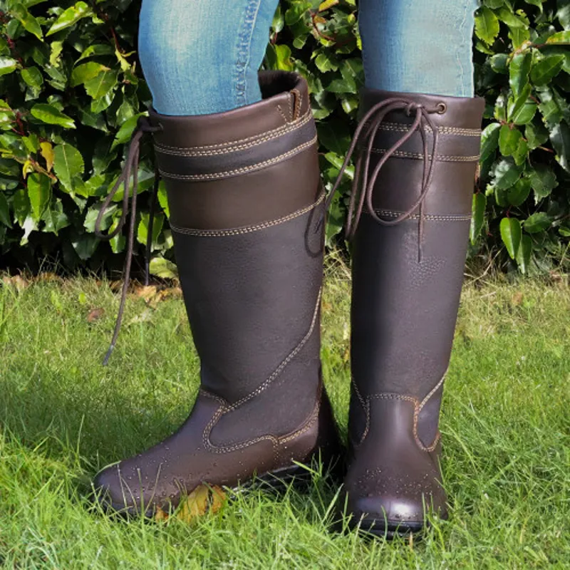 Hy Equestrian Tideswell Country Boot in Brown - WEB EXCLUSIVE