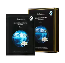 JM Solution Edelweiss Glacier Water Alps Mask Snow Skincare Moisture Barrier Hyaluronic Acid