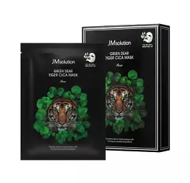 JM Solution Greed Dear Tiger Cica Mask Pure Sensitive Skincare Moisture Soothing