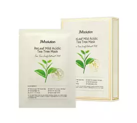 JM Solution ReLeaf Mild Acidic Tea Tree Mask 10p Sensitive Skincare Soothing Moisture