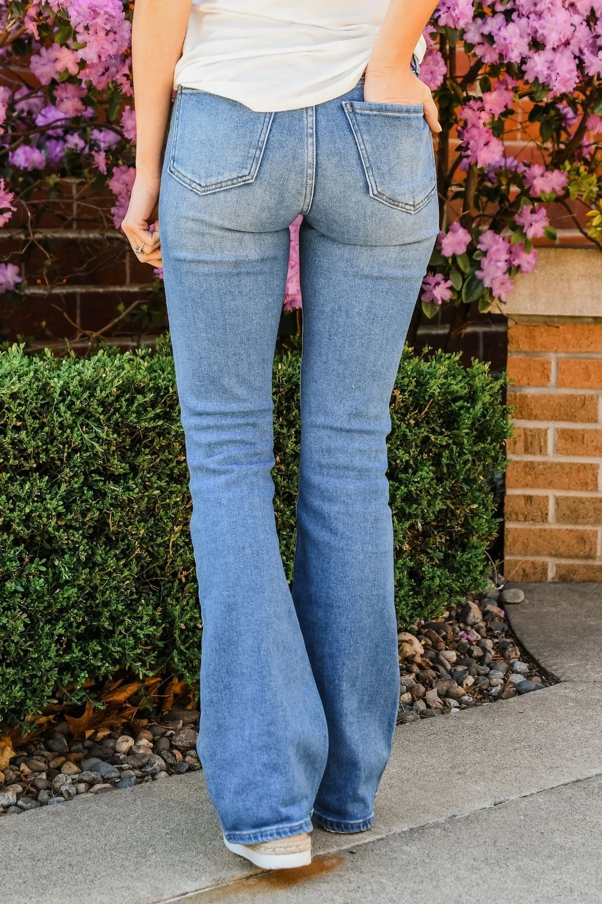 Just USA Skinny Flare Jeans- Phoebe Wash