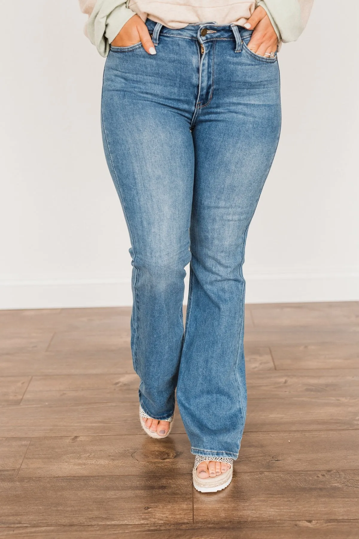 Just USA Skinny Flare Jeans- Phoebe Wash