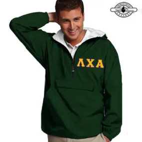 Lambda Chi Alpha Pullover Jacket - Charles River 9905 - TWILL