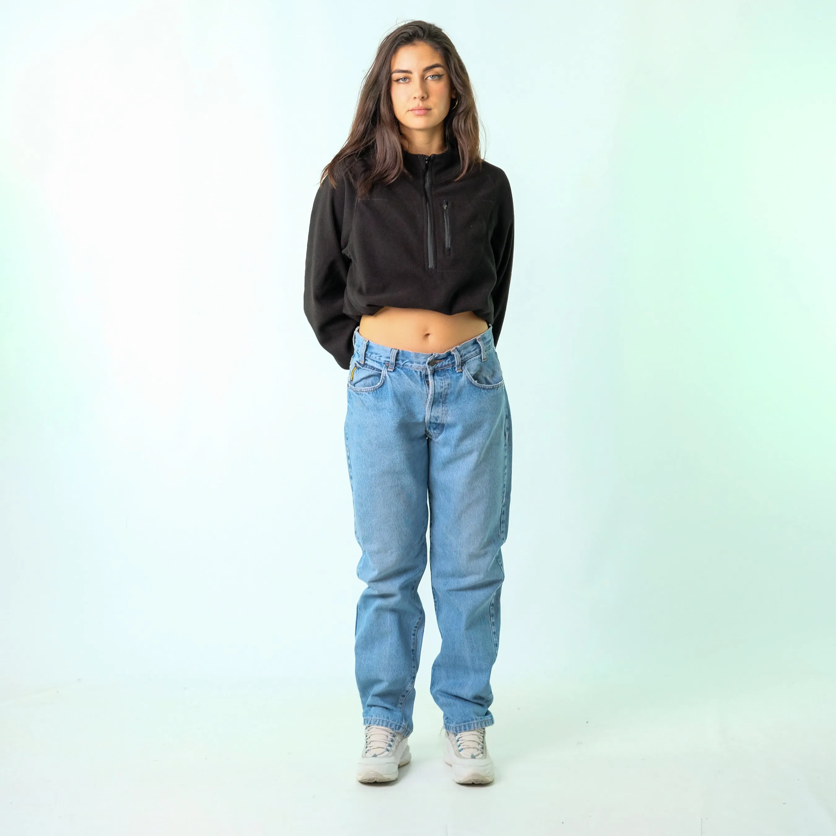 Light Blue 90s Armani Denim Jeans Pants (32x32)