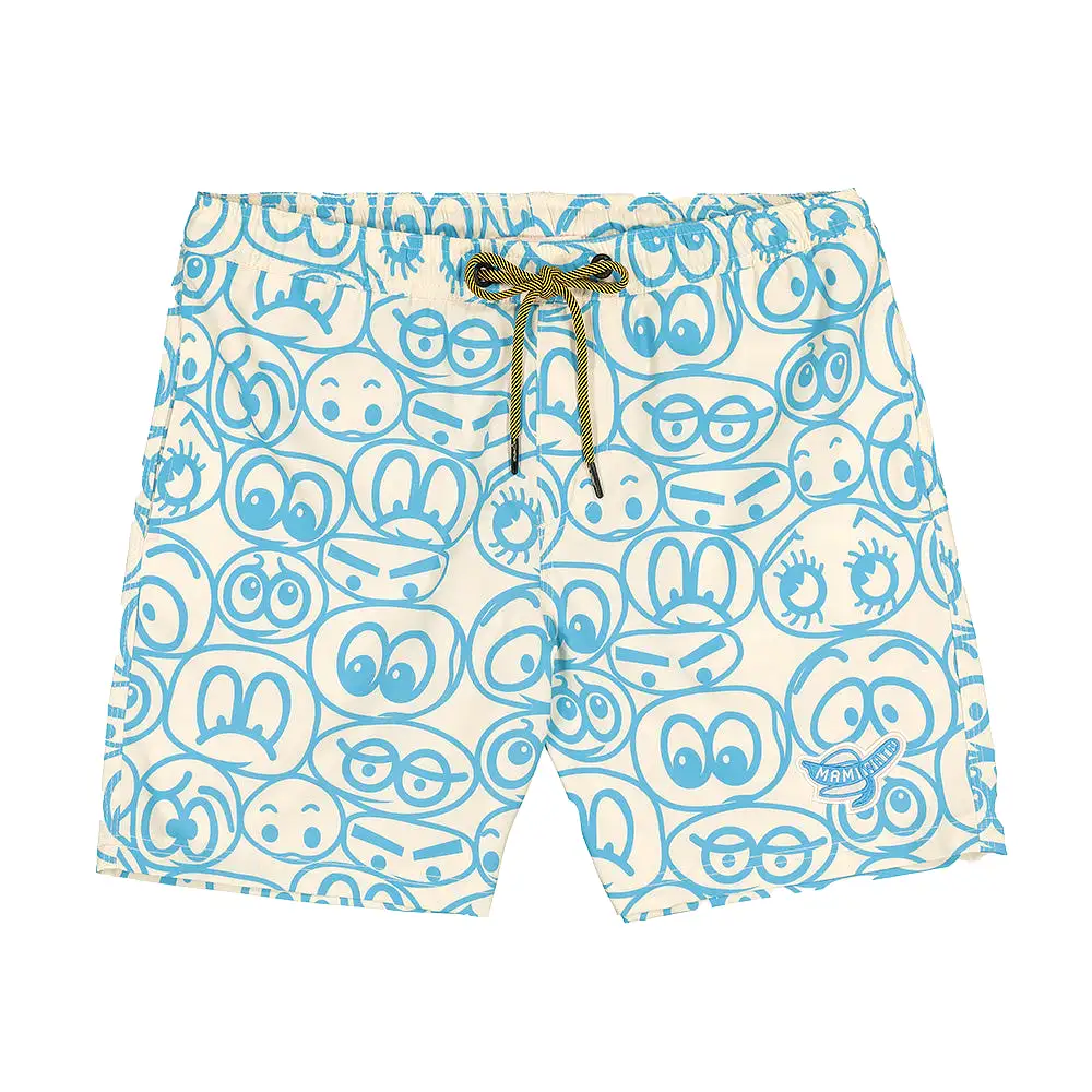 Mami Wata Cartoon Eyes Surf Trunk