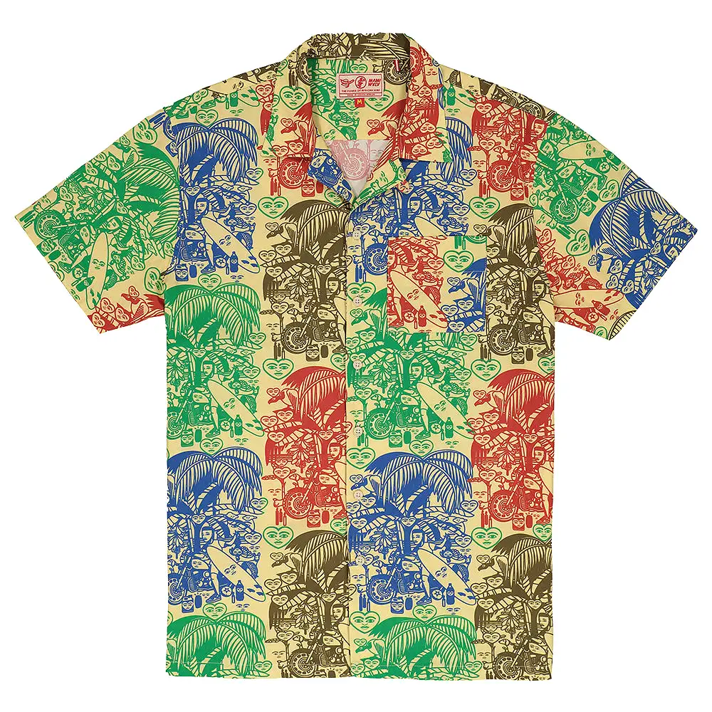 Mami Wata Motorbike SS Woven Button Up