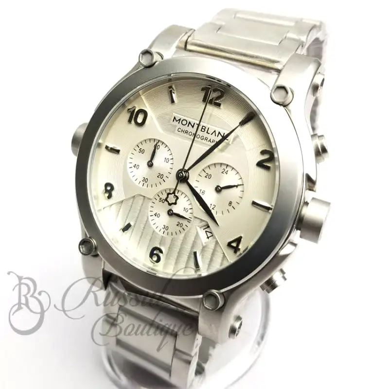 MB 3-way Chronograph bracelet Watch | Silver