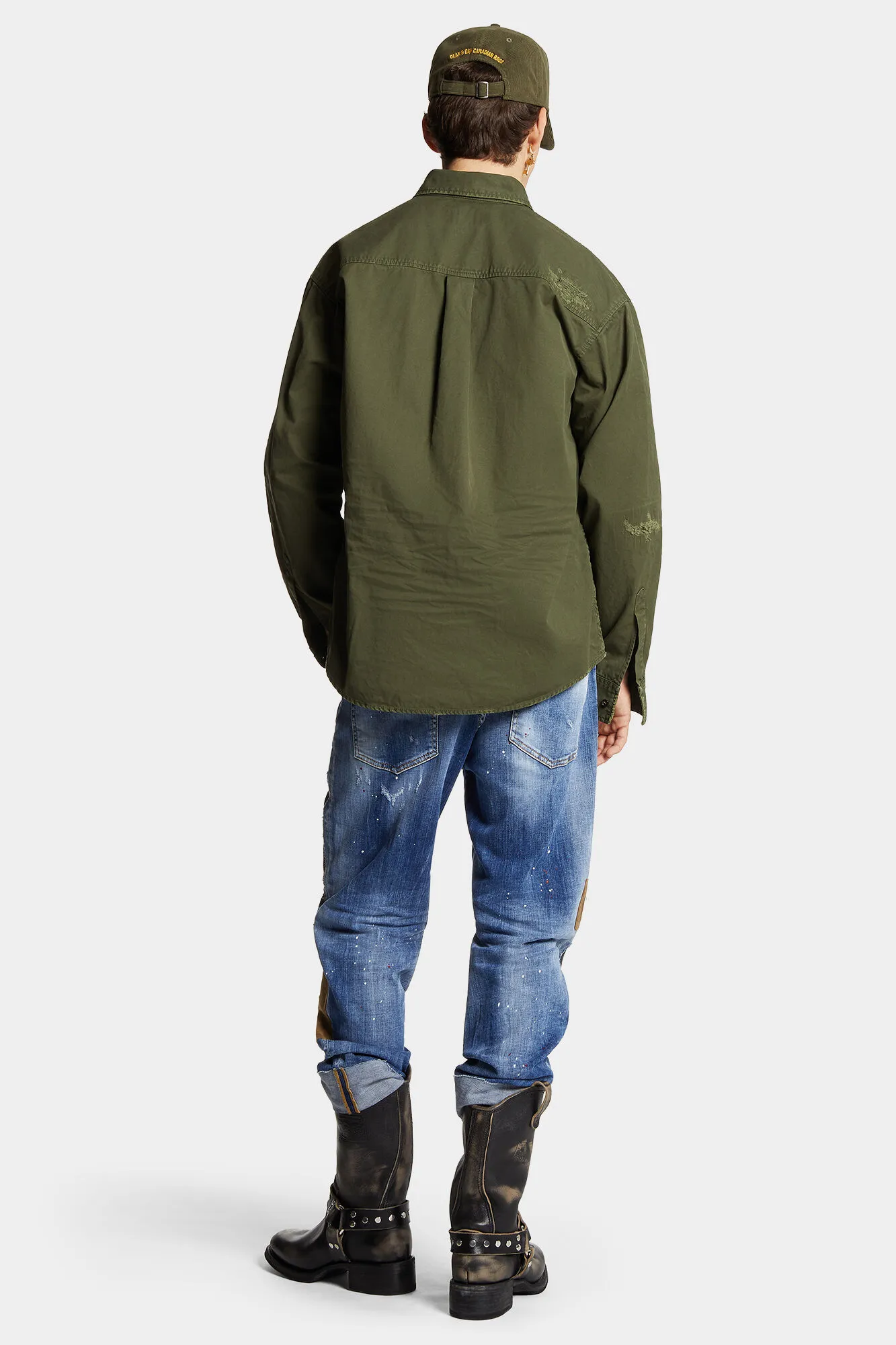 Medium Corduroy Patches Wash Big Brother Jeans