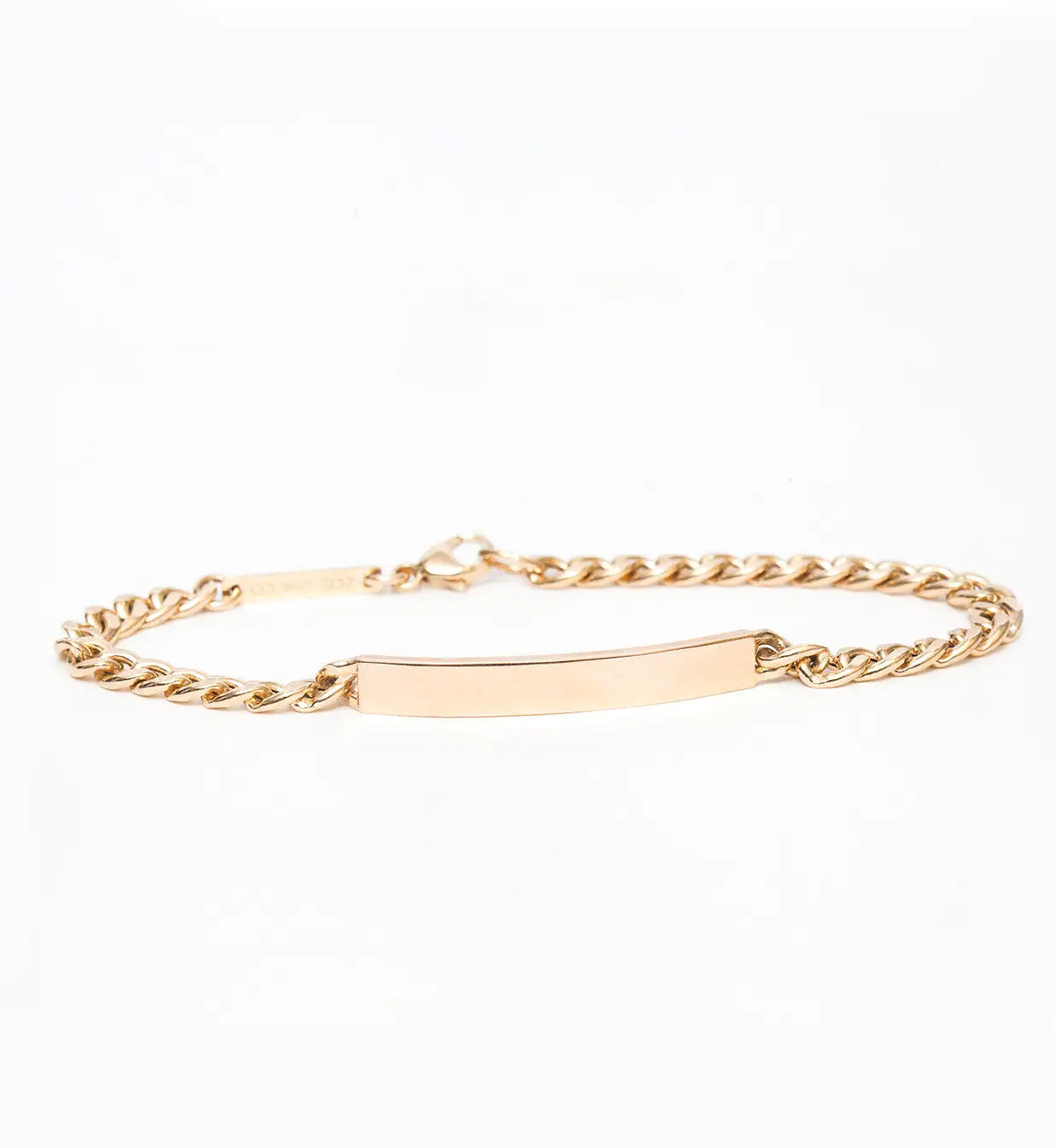 Medium Curb Chain ID Bracelet