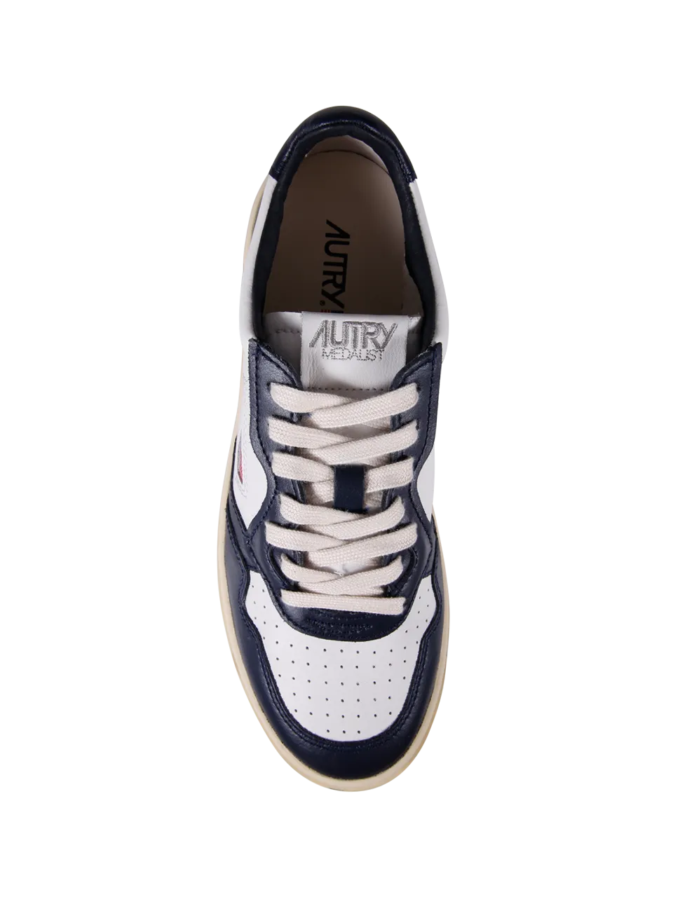 MEN AUTRY BLUE LEATHER SNEAKER