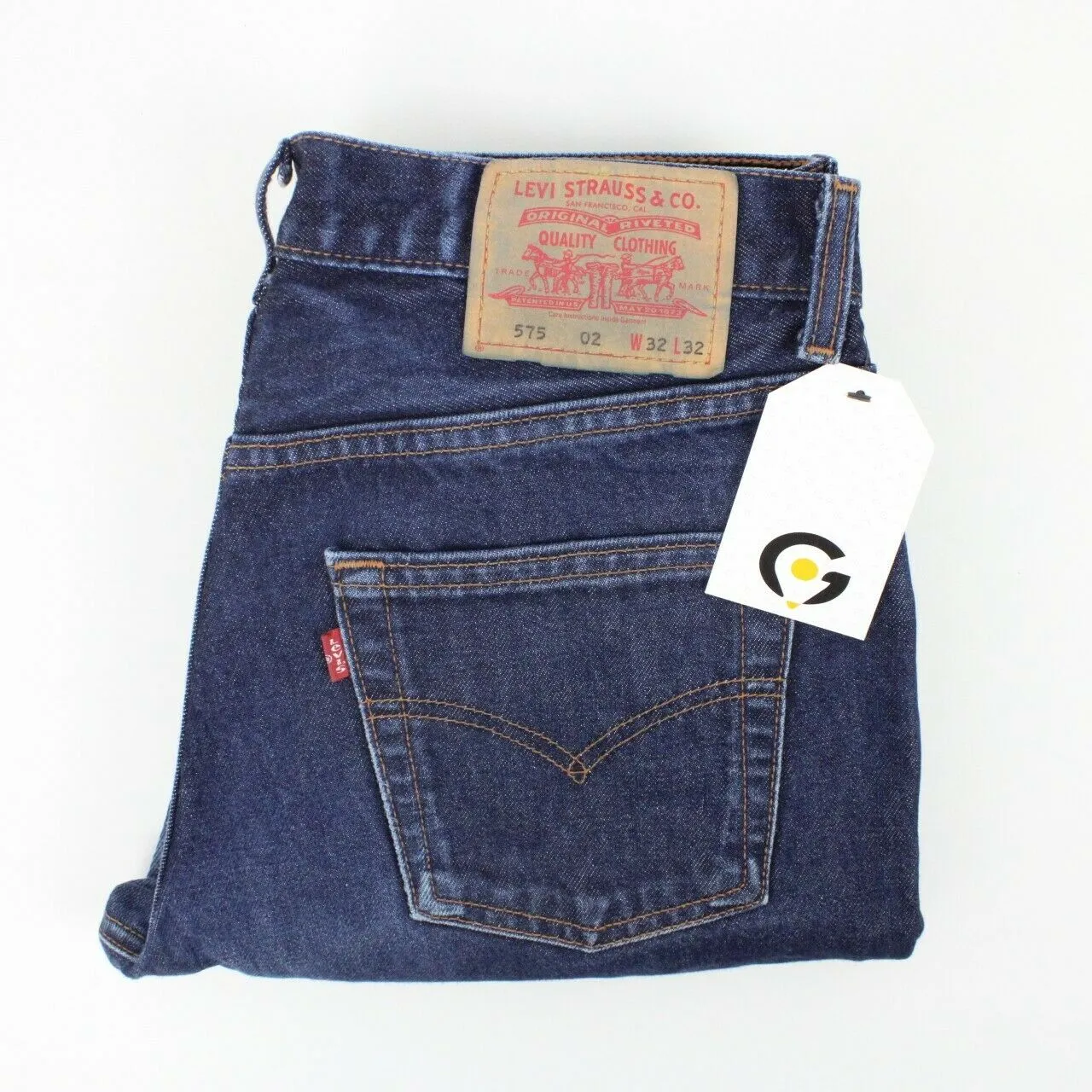 Mens LEVIS 575 Jeans Dark Blue | W32 L32