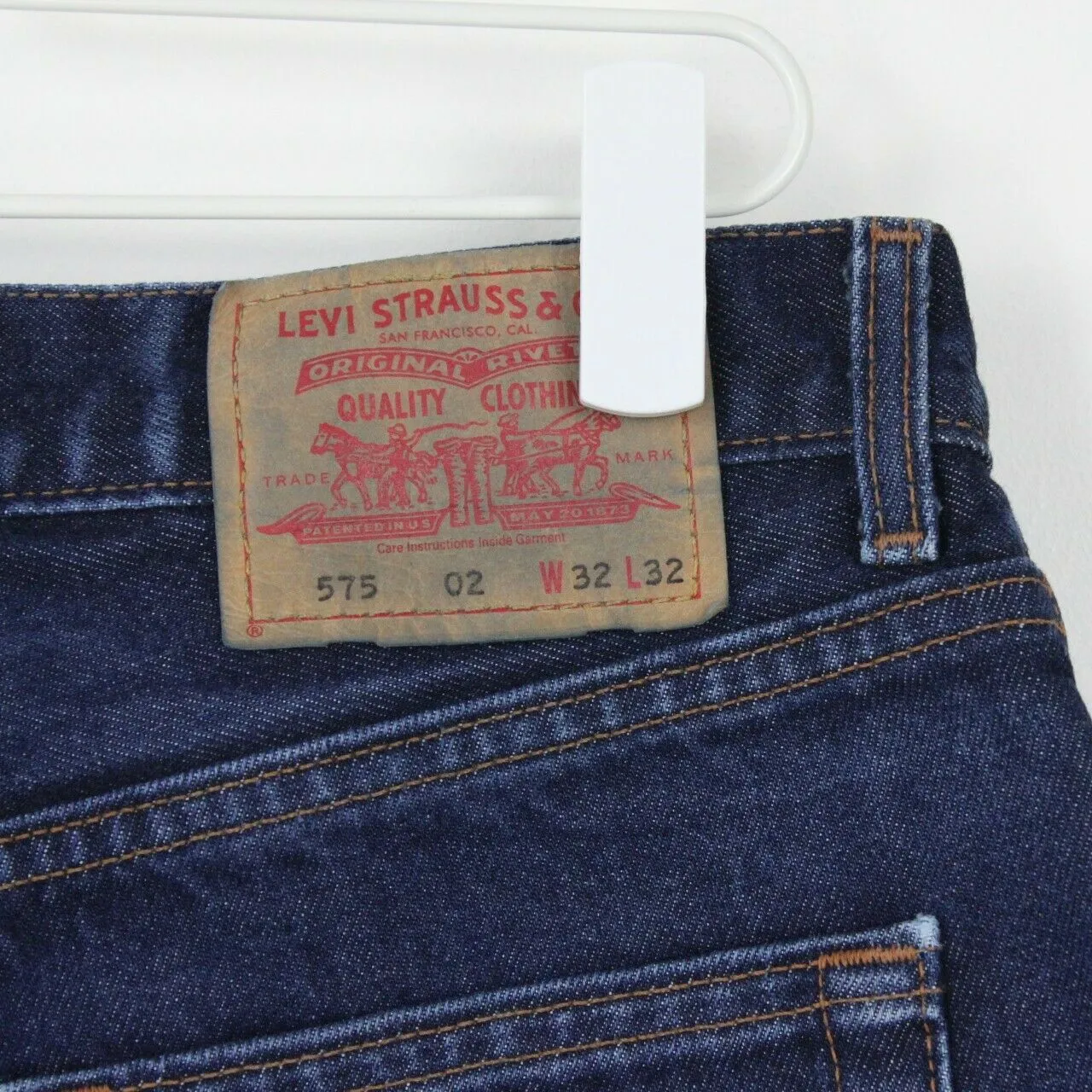 Mens LEVIS 575 Jeans Dark Blue | W32 L32