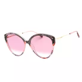 Missoni MIS 0004/S Sunglasses PATTERN PINK/BURGUNDY SHADED Women's