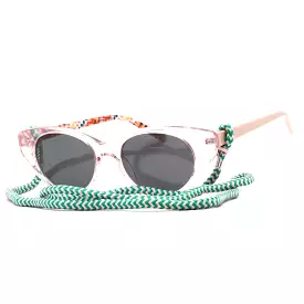 Missoni MMI 0004/S Sunglasses Transparent Pink / Grey Women's