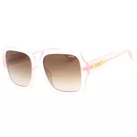 Moschino MOS127/S Sunglasses Pink / Brown Gradient Women's