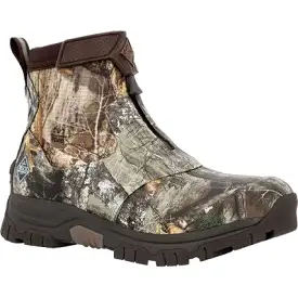 Muck Men's Realtree Edge WP Apex Mid Zip Ankle Boot -Realtree- MAXZMEG